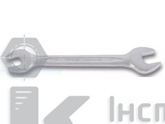 Ключ ріжковий двосторонній 5,5х7, Cr-V Disen
